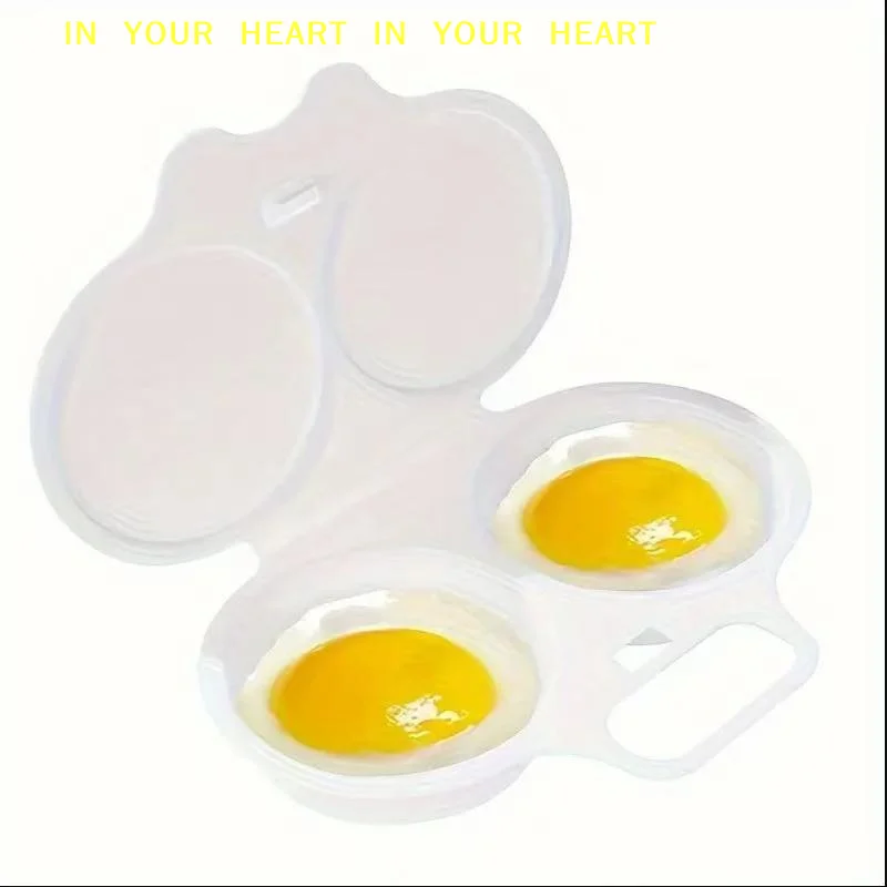 2-Cavity Microwave Egg Poacher – Heat-Resistant Reusable Cooker - Image 2