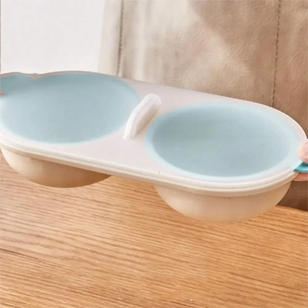 2-Cup Microwave Egg Poacher – Double Egg Cooker - Image 2