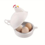 Chicken-Shaped Microwave Egg Cooker – 4-Egg Steamer