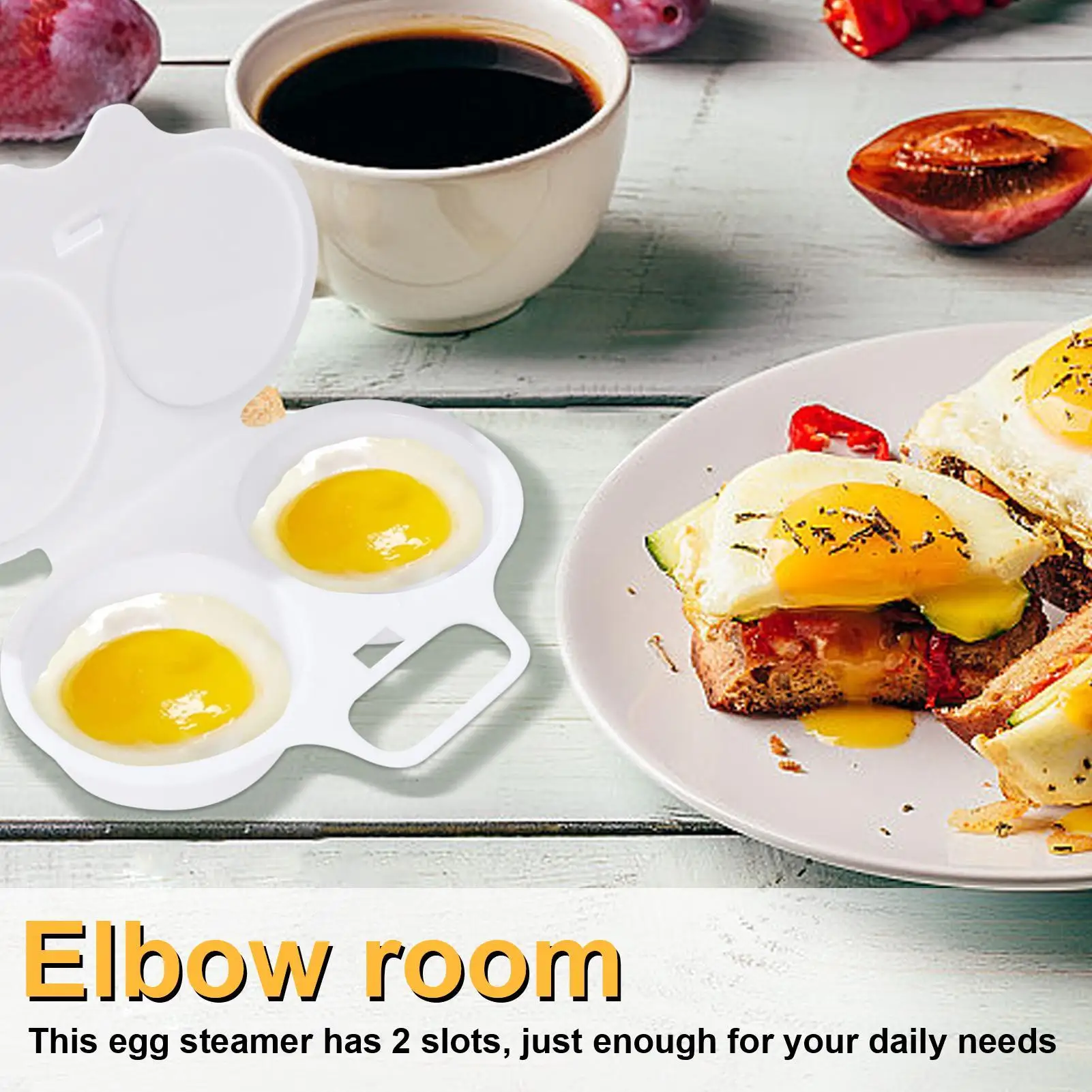 Microwave Egg Cooker – Heat-Resistant Egg Steamer