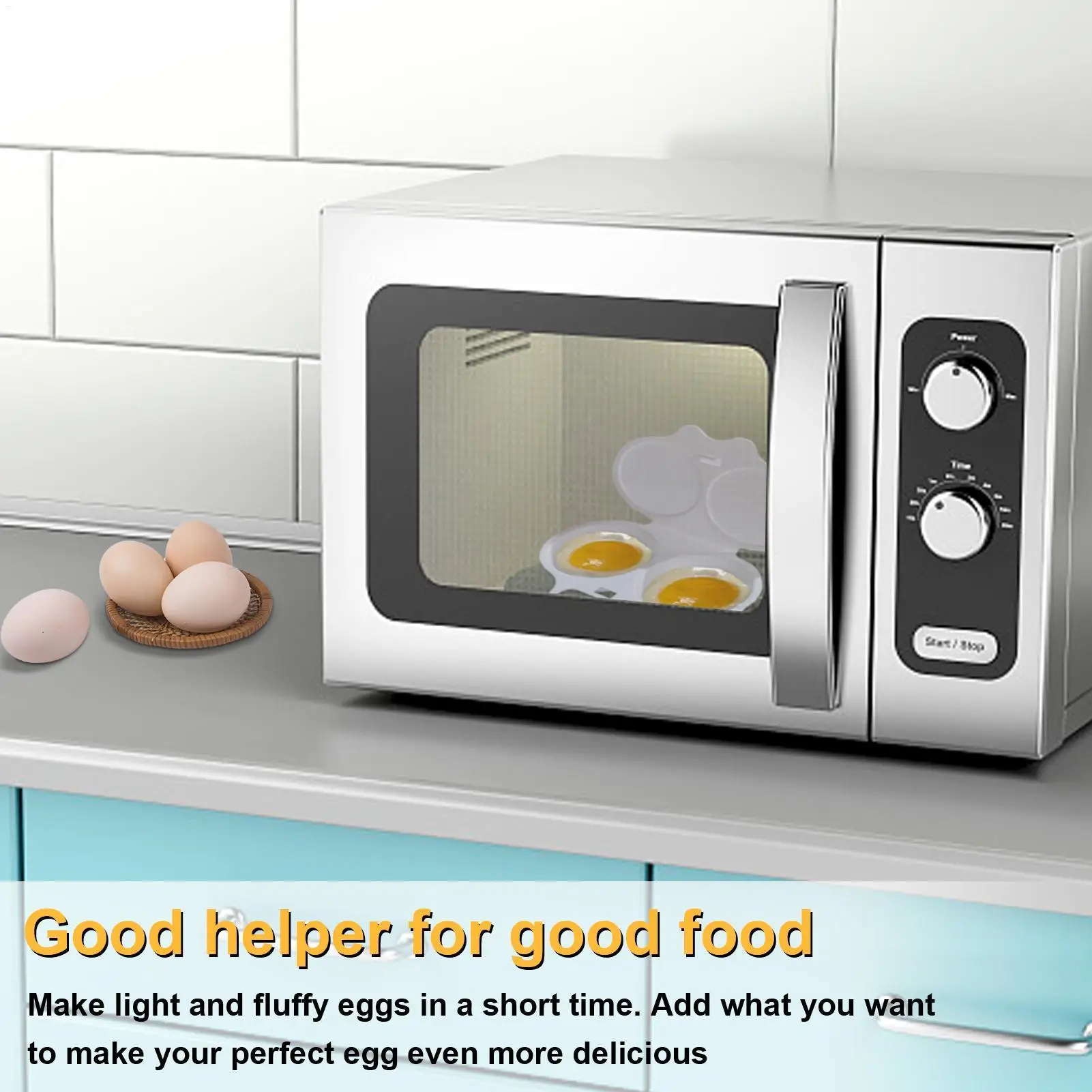 Microwave Egg Cooker – Heat-Resistant Egg Steamer - Image 4