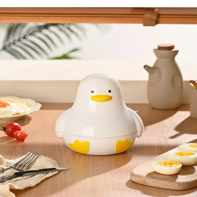 Duck Microwave Egg Cooker – Hard & Soft Boiled Egg Steamer - Image 2