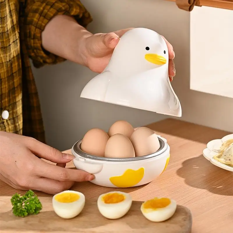 Duck Microwave Egg Cooker – Hard & Soft Boiled Egg Steamer - Image 4