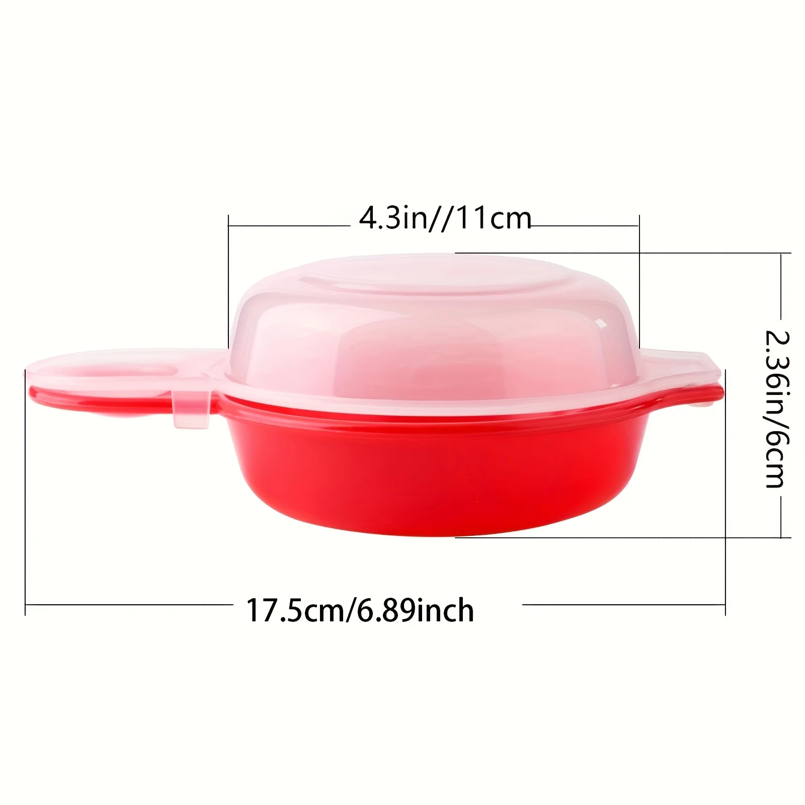 2-Piece Microwave Egg Cooker – Fast Egg & Burger Maker - Image 6