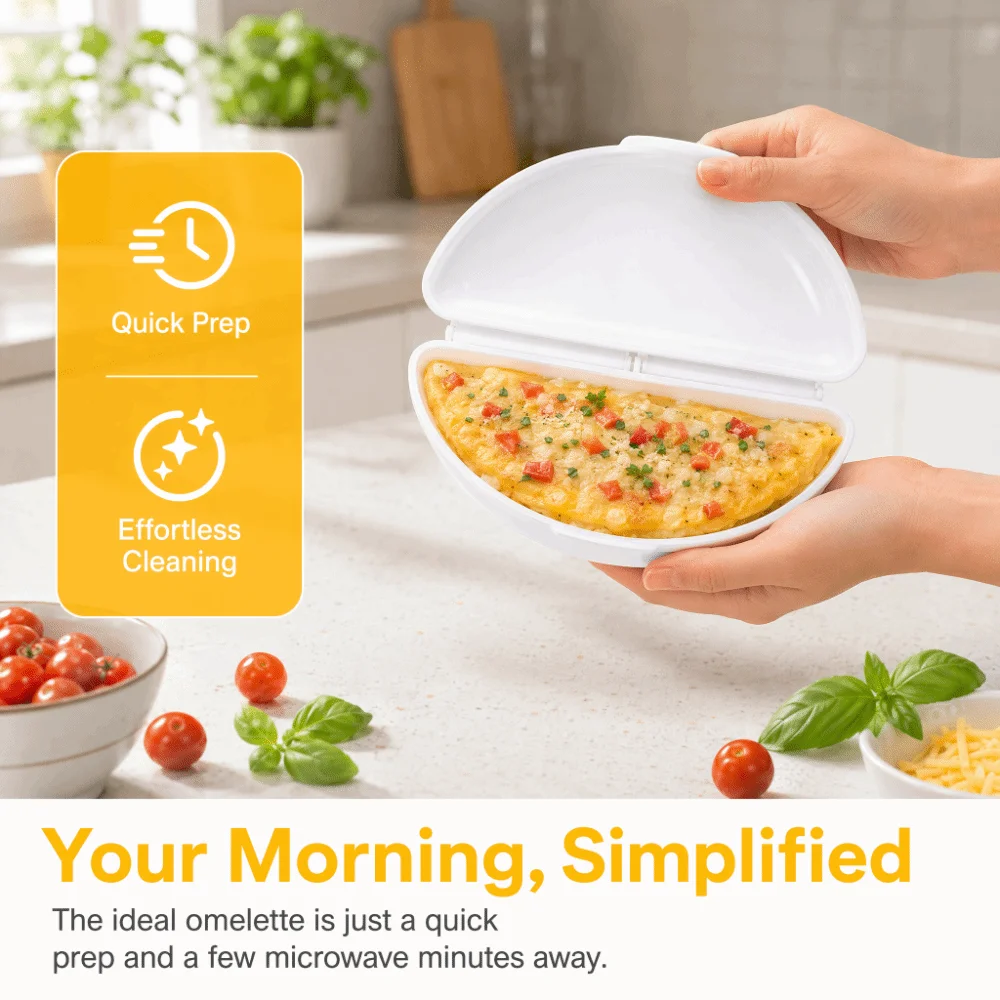 Microwave Egg Cooker – Non-Stick BPA-Free Egg Poacher - Image 6