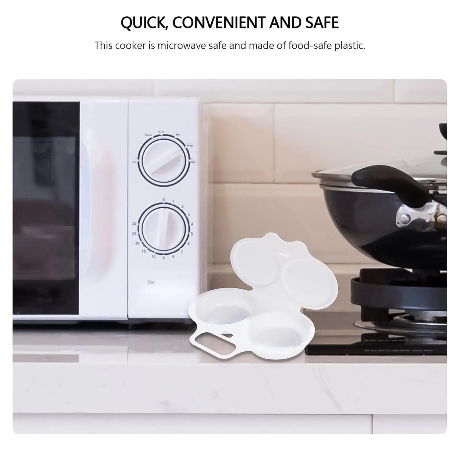 Microwave Egg Cooker – Heat-Resistant Egg Steamer - Image 5