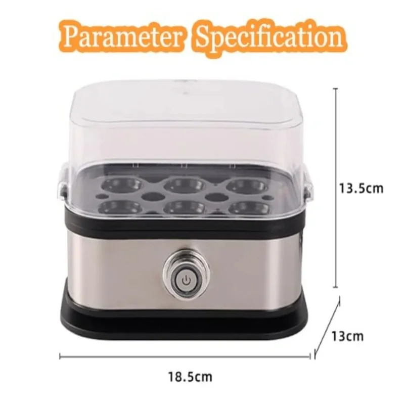 6-Egg Electric Egg Cooker – 200W Auto Shut-Off - Image 6