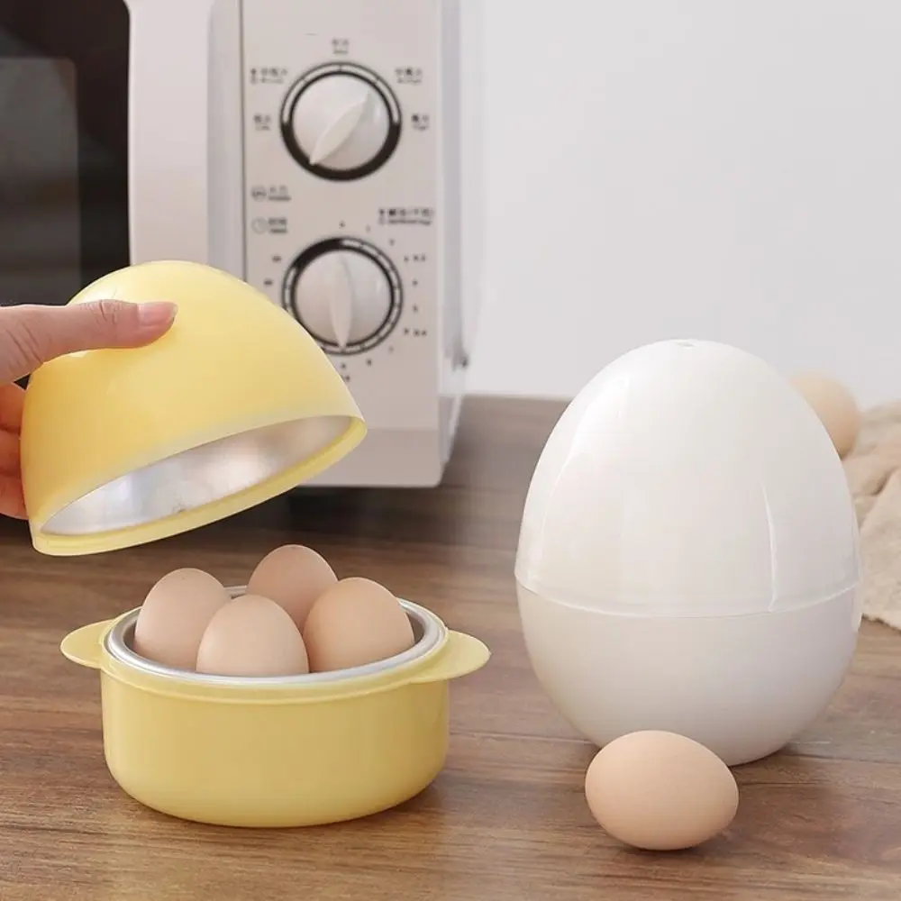 4-Grid Microwave Egg Cooker – Egg Steamer & Boiled Egg Maker