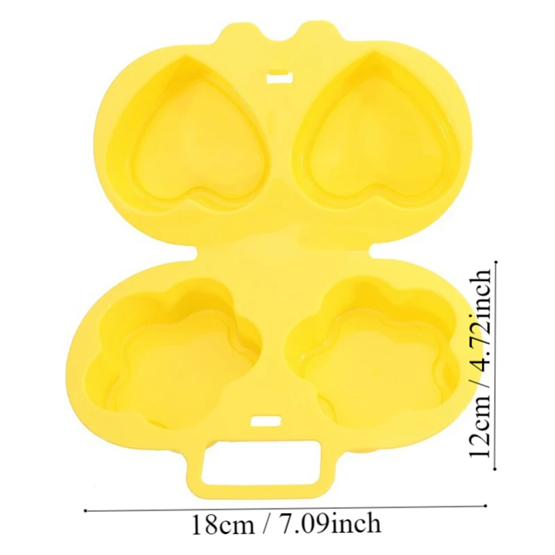 Mini Microwave Egg Steamer – Flower & Heart Design - Image 6