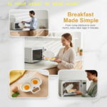 2-Cavity Microwave Egg Poacher – Heat-Resistant Reusable Cooker