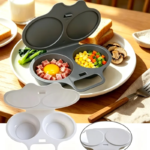 Double-Cavity Microwave Egg Cooker